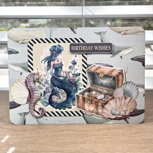 Handmade Oceanic Theme Birthday Card